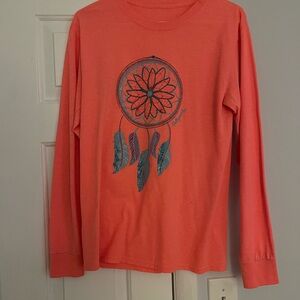Coral Dreamcatcher Long Sleeve Women's Tee Dollywood